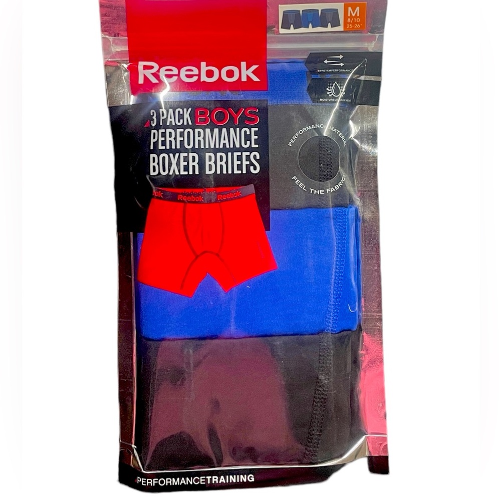Reebok Boys Performance Boxers NWOT